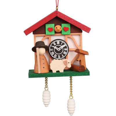 Imboden 4.5'' Wood Animals Hanging Figurine Ornament