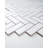 1X3” Herringbone Matte Porcelain Mosaic Tile - (Box Of 10 Sheets)-113549728
