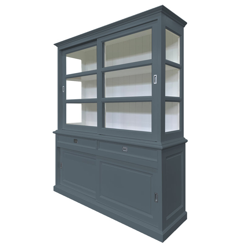 Tatum Display Cabinet, Blue