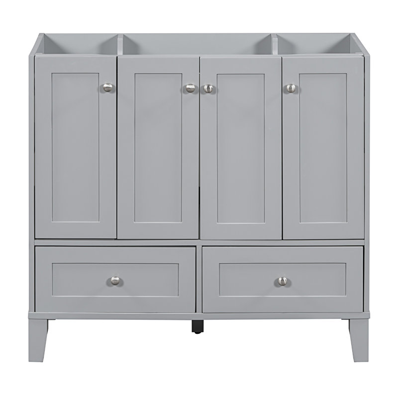 Armoire de salle de bain Anabell, Gris
