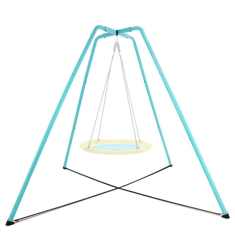 Balancelle de véranda en métal Skyangle (sans balançoire suspendue), Bleu