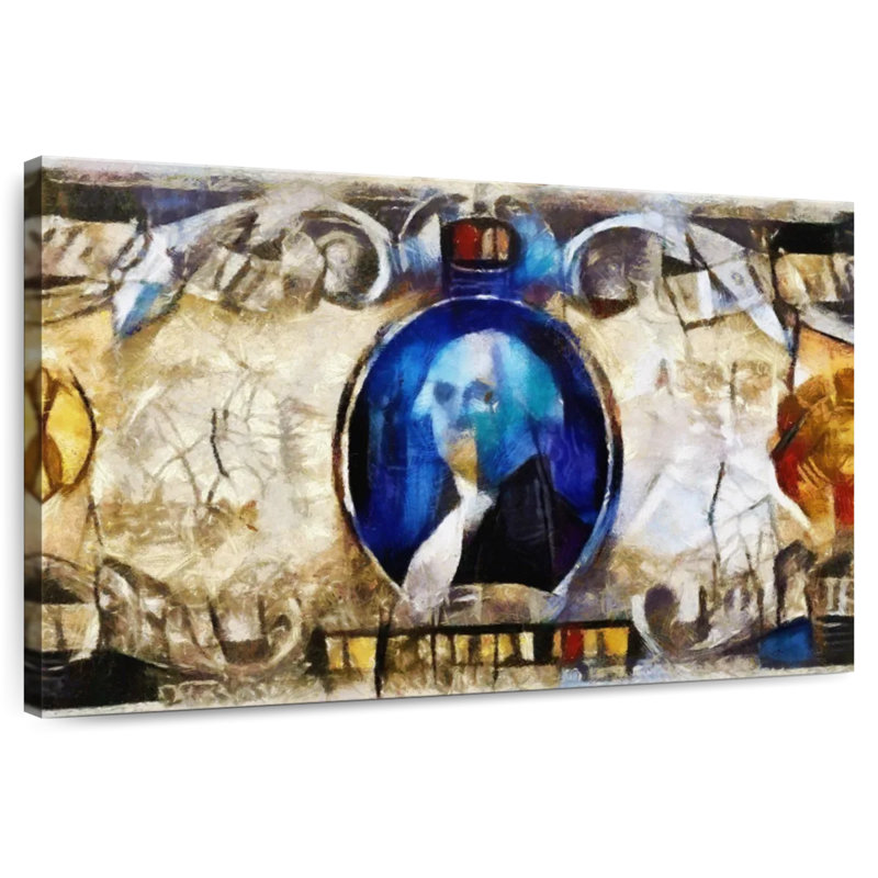 Kerner Abstract Money Bill, 8" H x 12" W