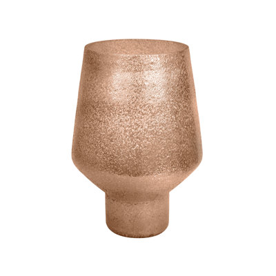 Opulent Tall Curved Metallic Vase