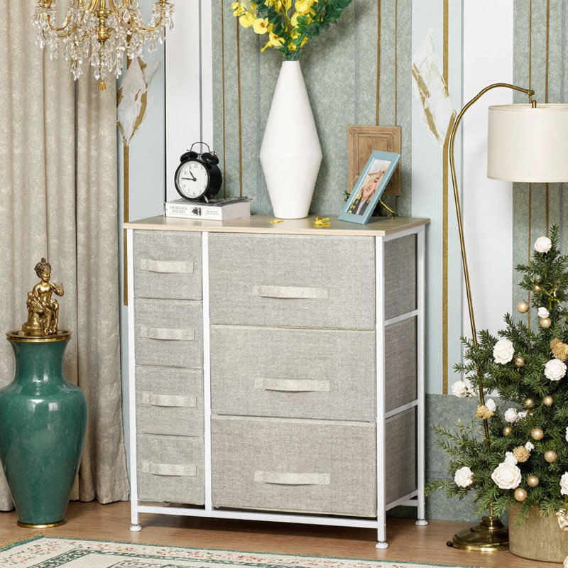 Commode verticale en métal avec 7 tiroirs