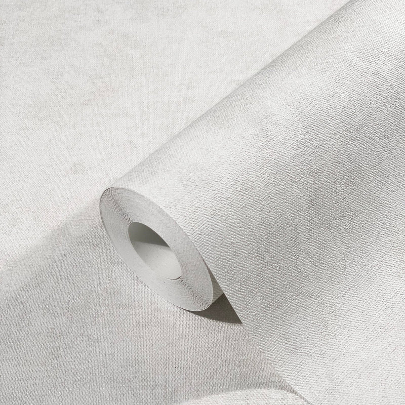 Rouleau de papier peint texturé nacré Flora Collection, Argent argent