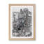 Valencia Skyline in Spain in Abstract - Picture Frame Graphic Art Print-55764146-55764141