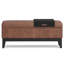 Banc de rangement avec repose-pieds et rangement caché Oregon-2142230939