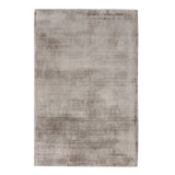 Silk Area Rug in Sand