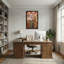 Plantes et fleurs, livres de fleurs, brique, impression sur toile-916863217