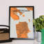 San Francisco City Map - No Frame Print-12220585