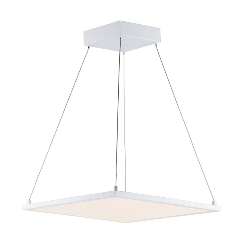 Ajrie 1 - Light LED Single Pendant, White