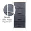 Commode de rangement 4 tiroirs Flinn-728149083