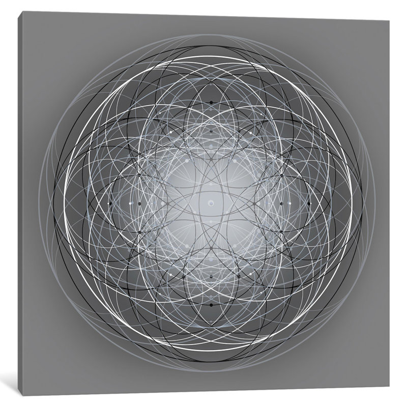 « positive energy v », reproduction d’impression sur toile tendue, H 16 po x l 16 po x P 1 po, Papier beaux-arts encadré noir