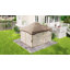 Outsunny 3 x 3.6 m Outdoor Garden Gazebo UPF50+ w/Post Shelves-124349869