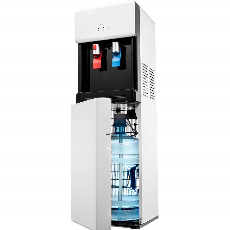 Avalon White Bottom Loading Hot/Cold Water Cooler Dispenser