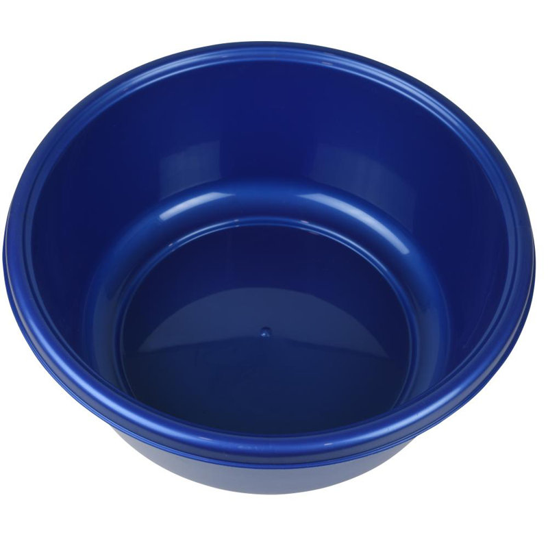 Lavabo rond en plastique, Gris