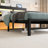 Full Size Metal Bed Frame With Wooden Headboard, RGB Lights, Outlets & Charger, Storage Shelf, Noise-Free, No Box Spring Needed-399471454-399471449