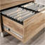 Bureau en L, finition brune