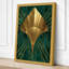 Golden Shell Art Deco - Wrapped Canvas-402527191-402527148