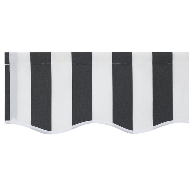 17 Stories 230cm W x 20cm D PVC-coated polyester Cover Retractable Patio Awning