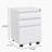 Office Storage Filing Cabinet, 3-Drawer Mobile Filing Cabinet With Lock-1190645867
