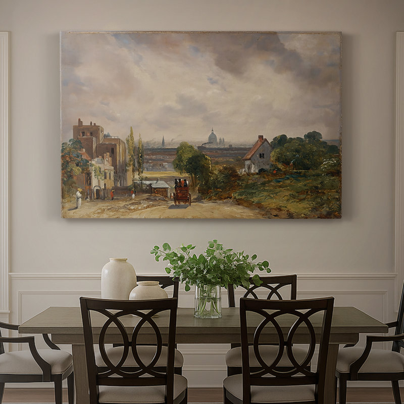 Sir Richard Steele's Cottage, Hampstead-John Constable-Toile tendue avec châssis-1832, 40 po x 60 po