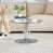 Transparent Top/Silver Base