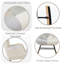 Chaise berçante à haut dossier rembourré Teddy, idéale pour les salons, les chambres à coucher et les bureaux-1998435312