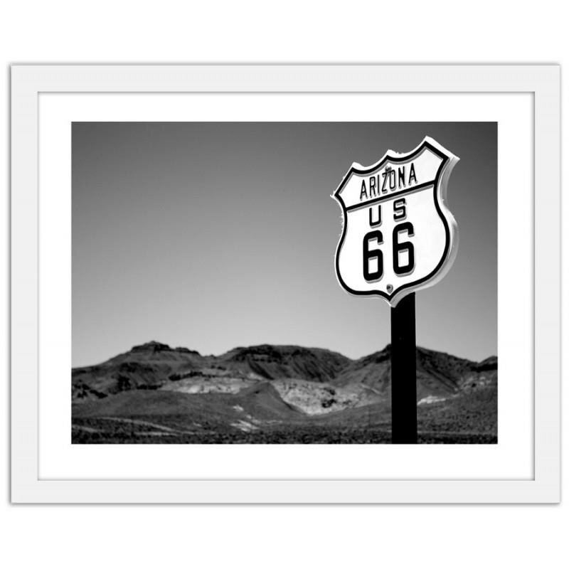 Gerahmtes Poster Arizona US 66