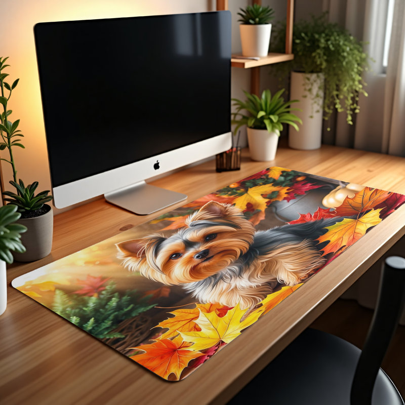 Polyester Desk Pad, 14.4x12.1