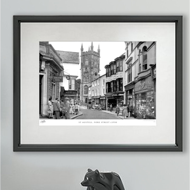 St Austell, Fore Street C1950 by Francis Frith - Single Picture Frame Print, 45cm H x 60cm W x 2.3cm D