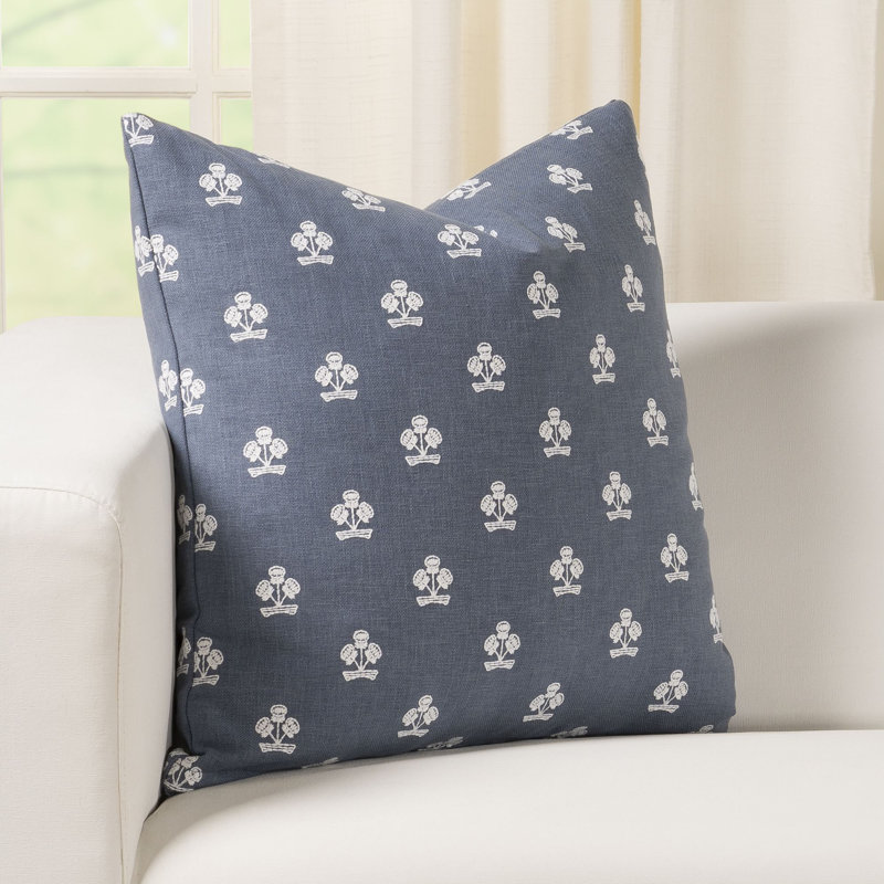 Housse et insert de coussin Hamachi, Plumes, Carré 22 po, Sage Green Floral