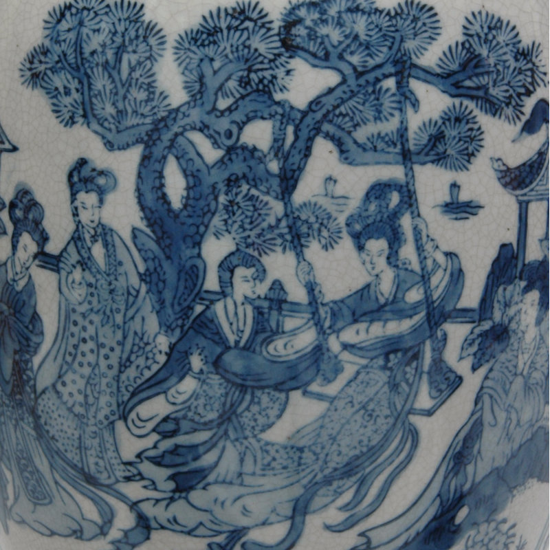 Pot en porcelaine Pomona, Bleues