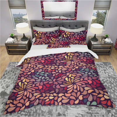 Ensemble de housse de couette bohème et éclectique