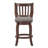 Morgan Swivel Upholstered Counter Stool with Solid Wood Frame-753076515-798800189
