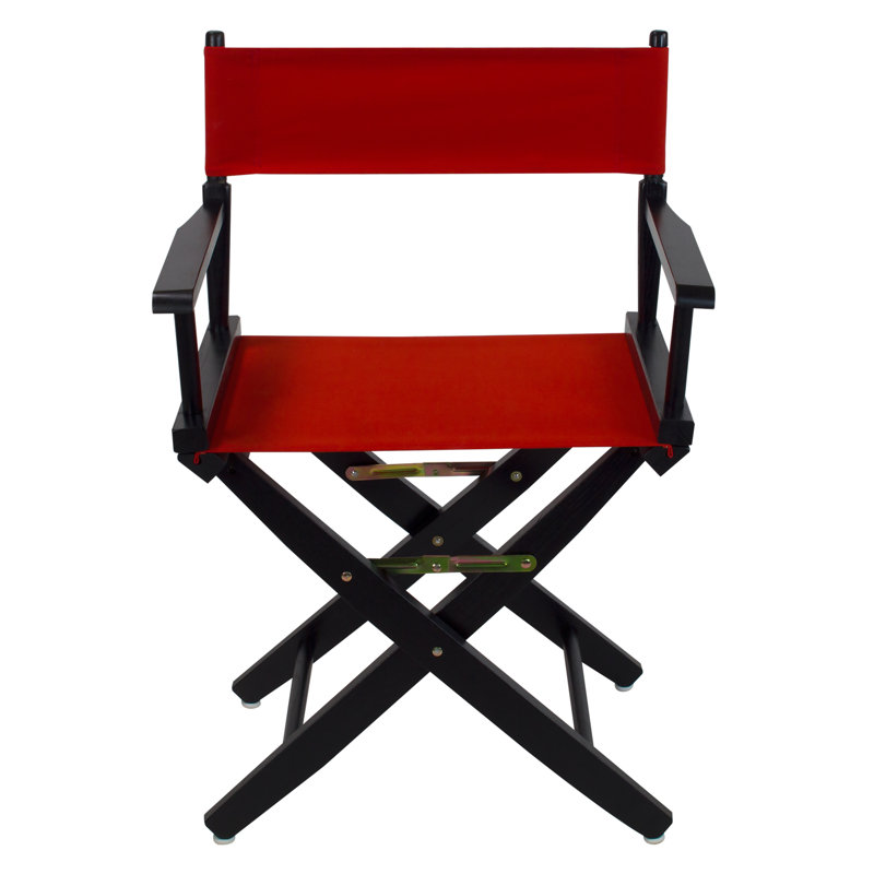 Chaise de réalisateur pliante Oktan, Noir, Rouge