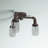 Claude Glass Semi Flush Mount