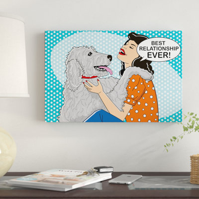 « best relationship jamais », impression sur toile