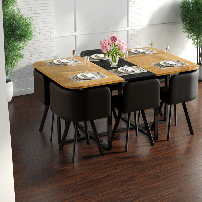 Ensembles de table de salle à manger modernes (doit inclure à la fois la table et la chaise), métal MDF