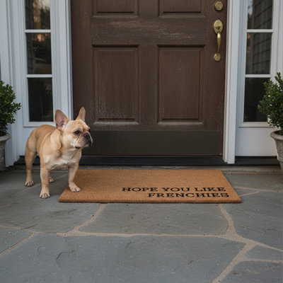Hope You Like Frenchies Doormat, 17"x29"
