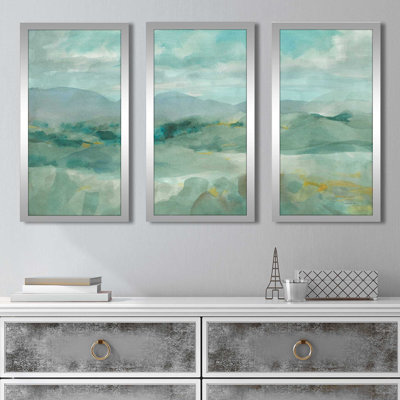 " Green Mountain View " 3 - Pieces