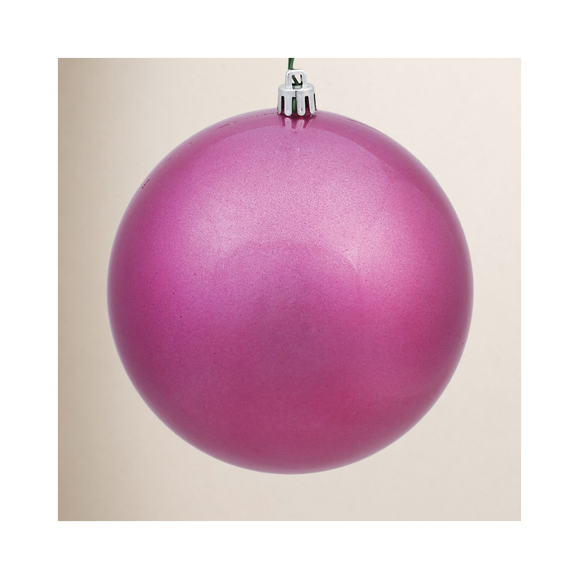 Holiday Décor Ball Ornament, Copper Shiny, 2.75" H x 2.75" W x 2.75" D