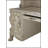 Dresden  Computer Desk & Hutch in Bone White Finish OF01717
