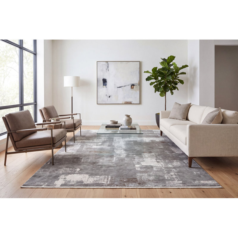 Alamosa Viscose Abstract Rug, Rectangle 7'10" x 10'10"