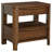 Walnut 2-Drawer Nightstand, Bedside Table
