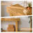 63" Solid Wood Rustic Farmhouse Console Table - Narrow Rectangular Sofa