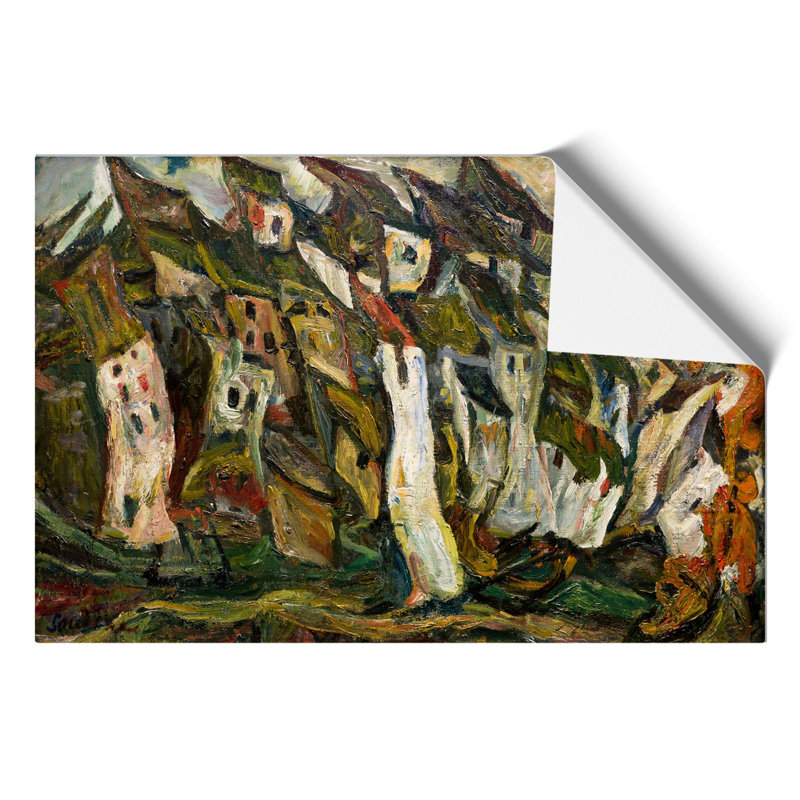 Houses by Chaim Soutine - Frameless Print, 42cm H x 59cm W x 0.1cm D
