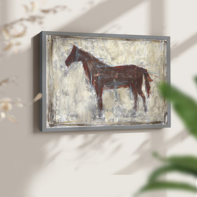 Iron Equine I -Framed Print - Restickable