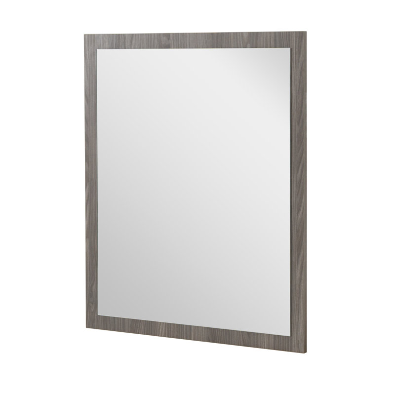 Miroir pour commode Whisenhunt, Gris orme