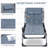 Padded Folding Chaise Lounge Chair-2035809909